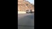 A BRAVE PAKISTANI STOPS 22 WHEELER TRUCK ON KALAR KAHAR MOTORWAY  WITHOUT