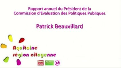 Rapport de la Commission d'Evaluation des Politiques Publiques