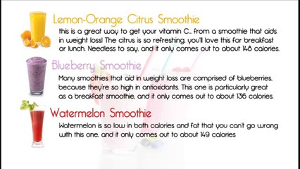Best Smoothie Diet Under 200 Calories