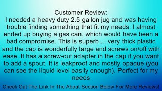 JEGS Performance Products 80262 Square 2.5 Gallon Jug Review