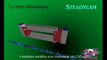 staydycam et glidecam fait maison projet en 3D