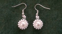 Beading4perfectionists : Simple stunning pearl earrings beading tutorial