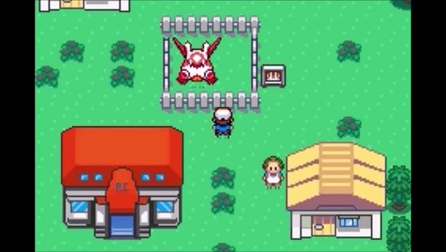 Let's Play Pokemon X and Y (GBA remake/hack)- Episode 2- The wild Pokemon are crazy