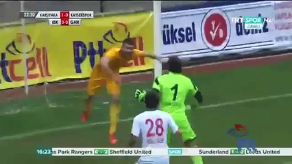 Karşıyaka vs. Kayserispor  2 - 1 All goals  PTT 1. Lig-04.01.2015
