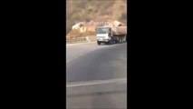 Pakistani Man Stops 22 Wheeler Break-failed truck on Motorway