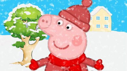 Pepa prase - prvi sneg
