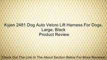 Kyjen 2481 Dog Auto Velcro Lift Harness For Dogs, Large, Black Review