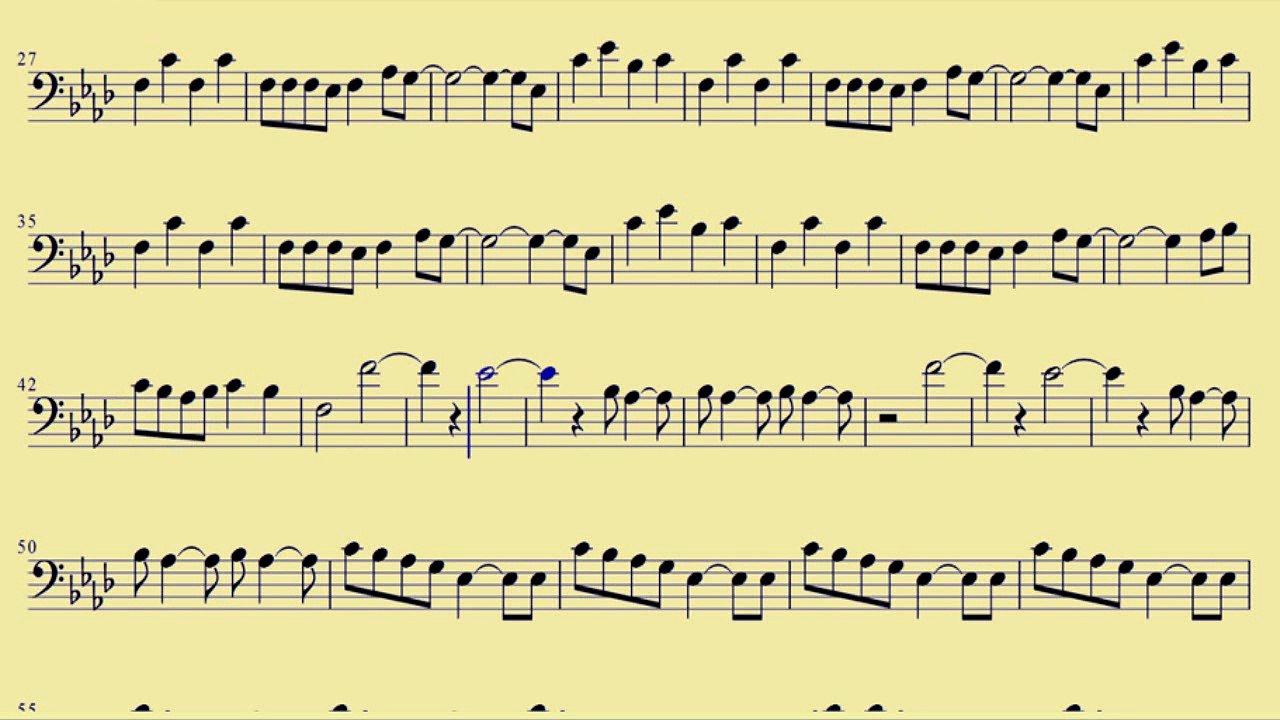 [ Bb Tuba ]  I Knew You Were Trouble - Taylor Swift -