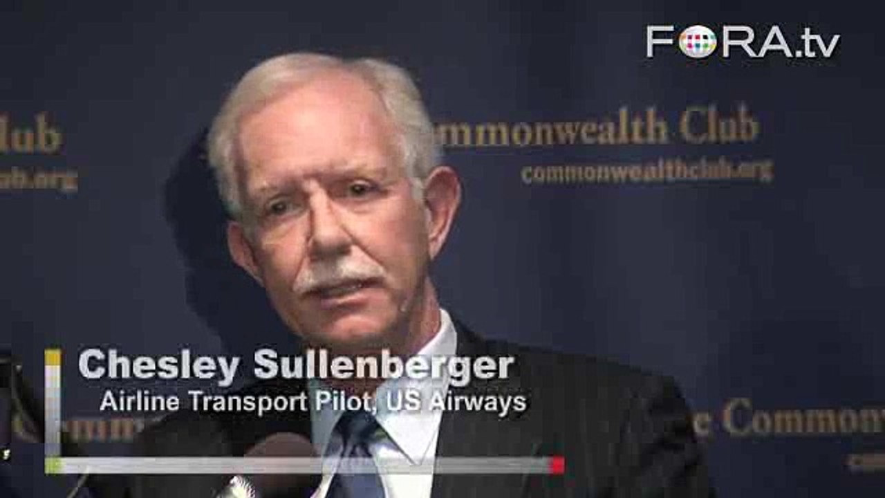 Capt. Sully on Aviation Safety in a Turbulent Economy