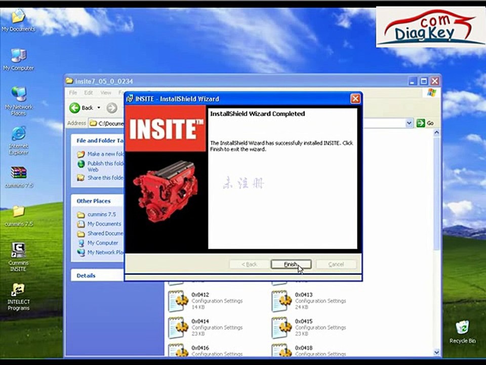 how to setup cummins inline5 insite 7.5