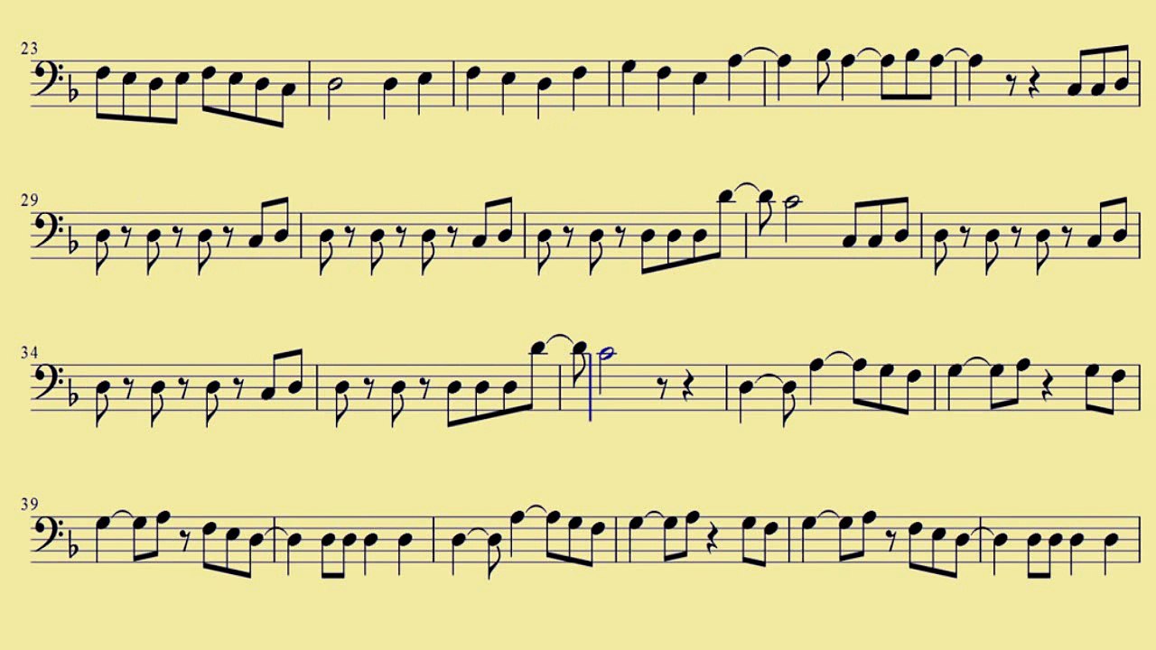 [ Cello ] My Songs Know What You Did In The Dark  - Fall Out Boy  - www.downloadsheetmusic.com.br