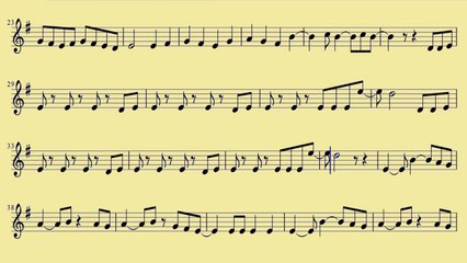 [ Tenor Sax ] My Songs Know What You Did In The Dark  - Fall Out Boy  - www.downloadsheetmusic.com.br