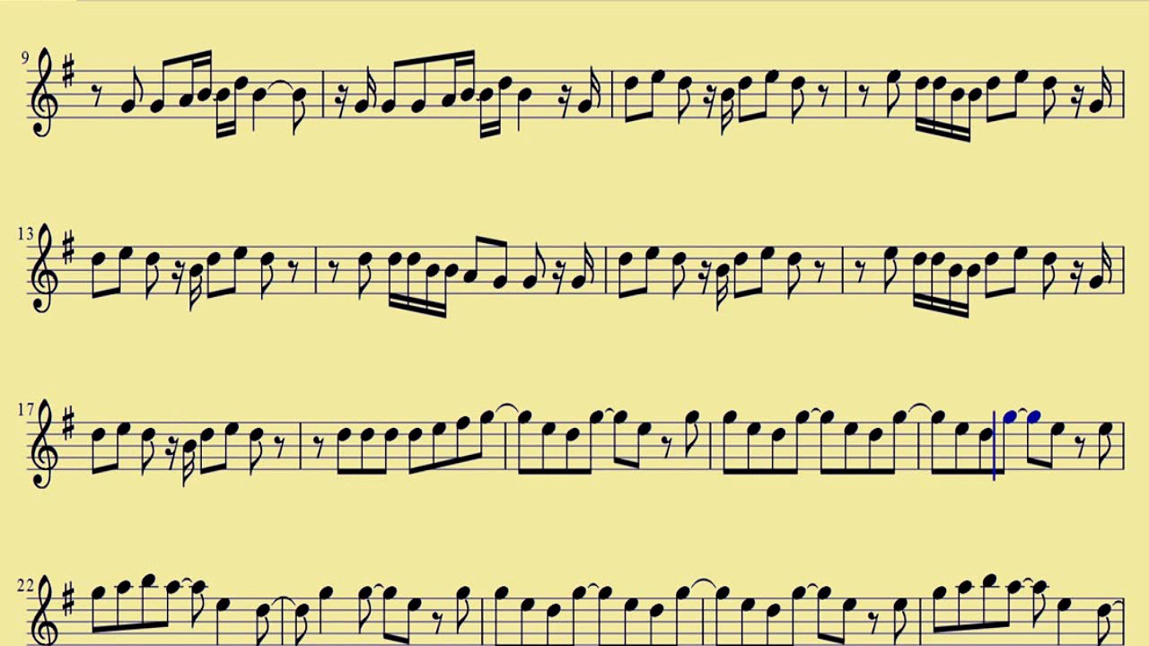 [ Bari Sax ] Roar - Katy Perry  - www.downloadsheetmusic.com.br