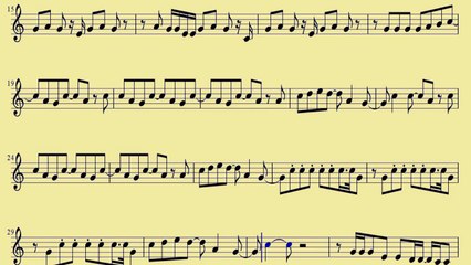 [ Clarinet ] Roar - Katy Perry  - www.downloadsheetmusic.com.br