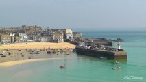 St Ives Harbour in Cornwall England on A Perfect Day