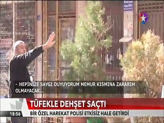 Pompalı tüfekle tehdit savuran kişiyi Özel Harekatçı böyle etkisiz hale getirdi