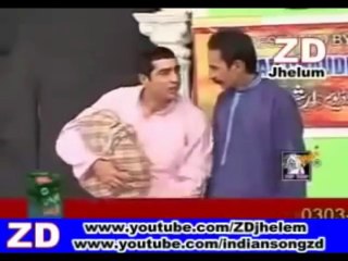 Iftikhra Thakur  Zafri khan  Very Funny  Pakistani Punjabi Stage Drama Clip