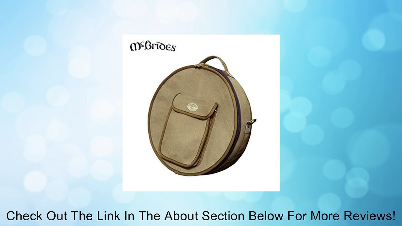 McBrides Deluxe 18" Bodhran Irish Drum Cover Case Bag Review video