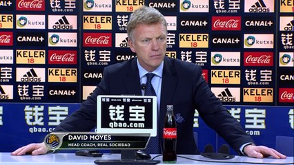 Moyes, "orgulloso" de su Real