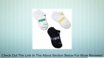 PUMA Socks - United Legwear Big Boys' 3 Pack Runner Socks, Black/Bright, 7-8.5 Review
