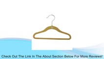Coffee Color Flannel Surface Metal Hook Child Clothes Coat Hanger Review