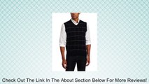 Geoffrey Beene Men's Sa Squares Vest Sweater, Naval, X-Large Review