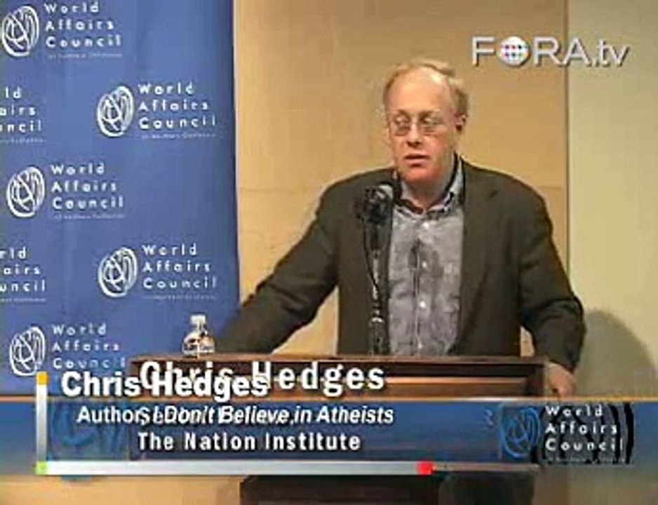 Chris Hedges Calls the Christian Right Frightening