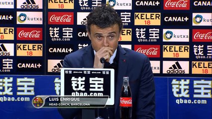 Barca deserved more - Enrique