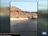Pakistani Brave Man Stops 22 Wheeler Brake-Failed Truck on M-2 - hd video