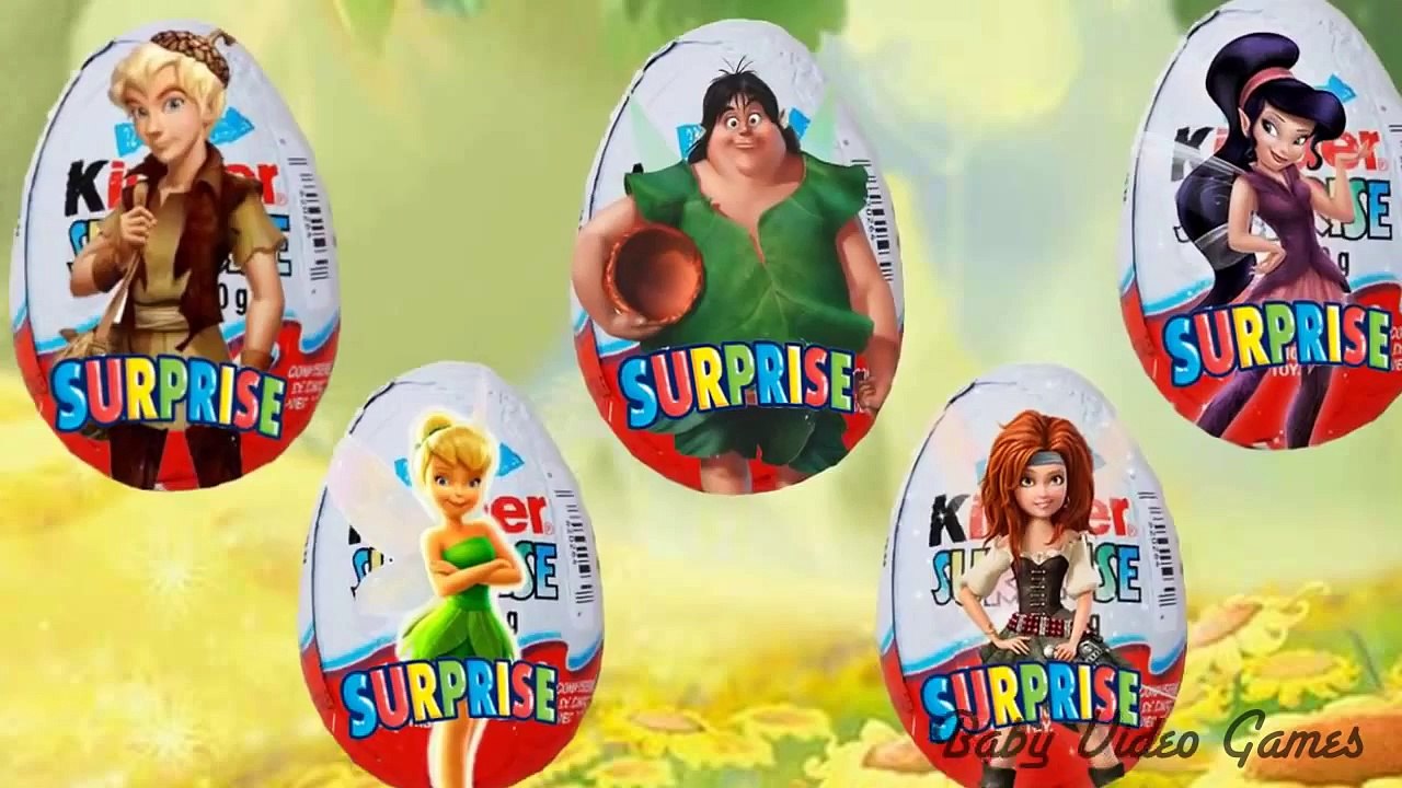 Tinkerbell Disney Cartoon Finger Family Song | Tinkerbell Kinder Surprise Eggs