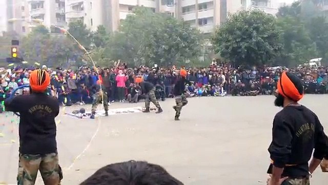 Sikhs of Indian Army Do Gatka