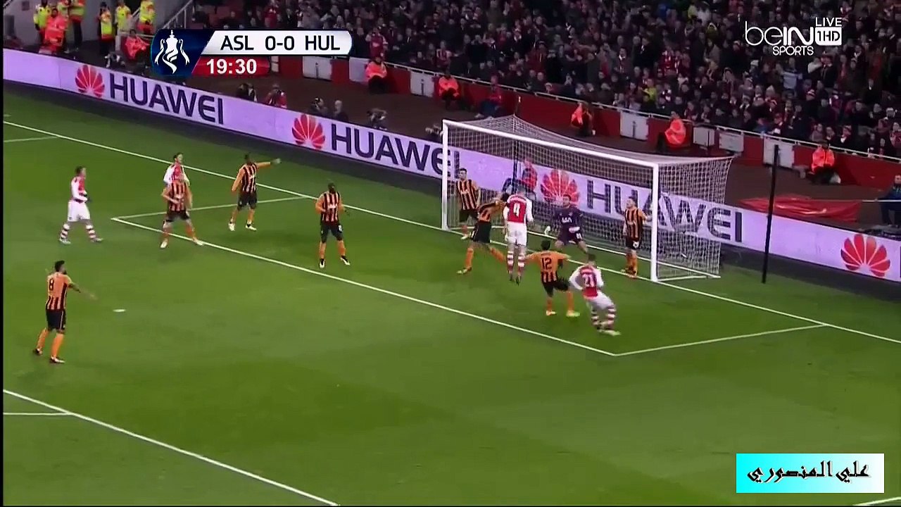 اهداف ارسنال وهال سيتي في كاس الاتحاد الانكليزي 4-1-2015