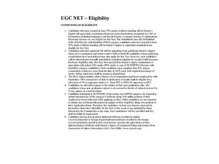 ugc net coaching in Chandigarh