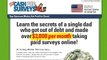 Get cash for surveys Earn money online surveys