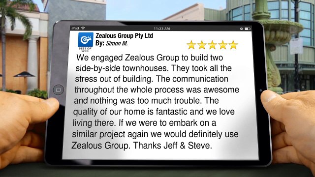 Zealous Group Pty Ltd Brighton Teriffic 5 Star Review by Simon &.