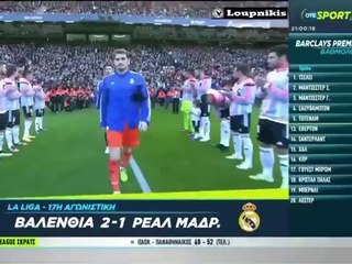 Valencia - Real Madrid 2-1 - Maç Özeti