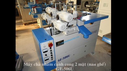 Máy chà nhám cạnh cong, tựa ghế