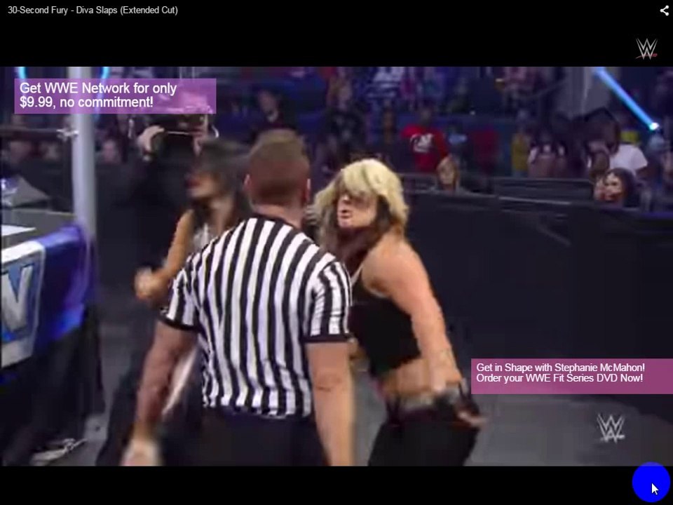 WWE 30-Second Fury - Diva Slaps (Extended Cut)