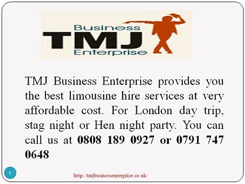 Hire Limousine Service For Airport Tranfer In London