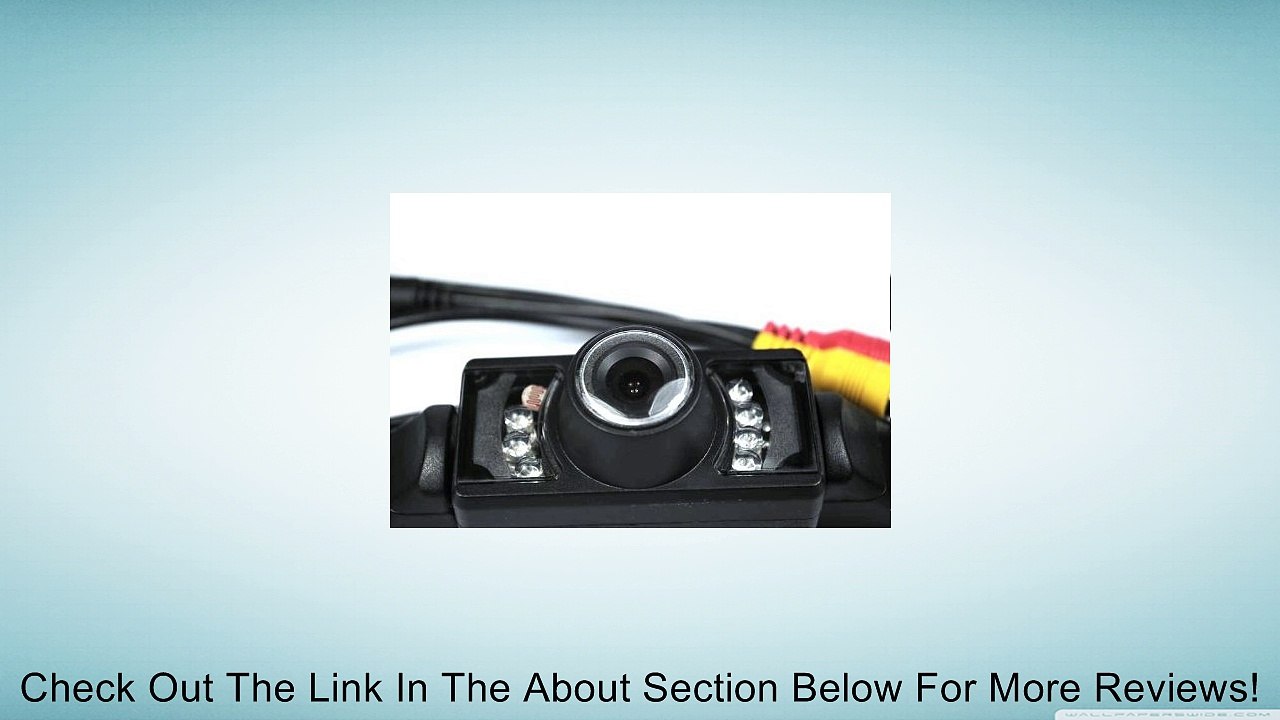Esky Waterproof NTSC Universal Car Rearview License Plate 1/4 Inch CMOS Backup Camera Review