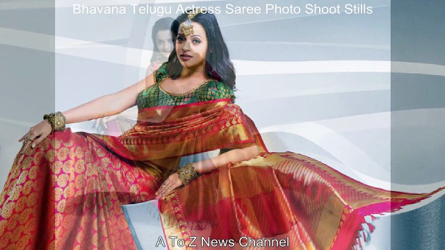 Bhavana Telugu Actress Saree Photo Shoot Stills