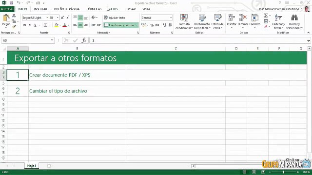 03.05 Exportar Excel a otros formatos