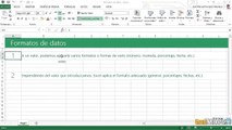 04.03 Formatos de datos en Excel