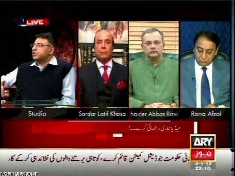 ARY Sawal Yeh Hai Dr.Danish with MQM Haider Abbas Rizvi (04 JAN 2015)