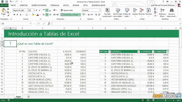 08.02 Introducción a Tablas de Excel
