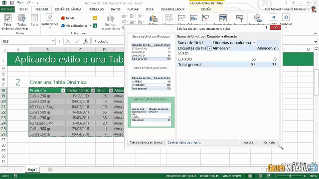 08.09 Introducción a las Tablas Dinámicas