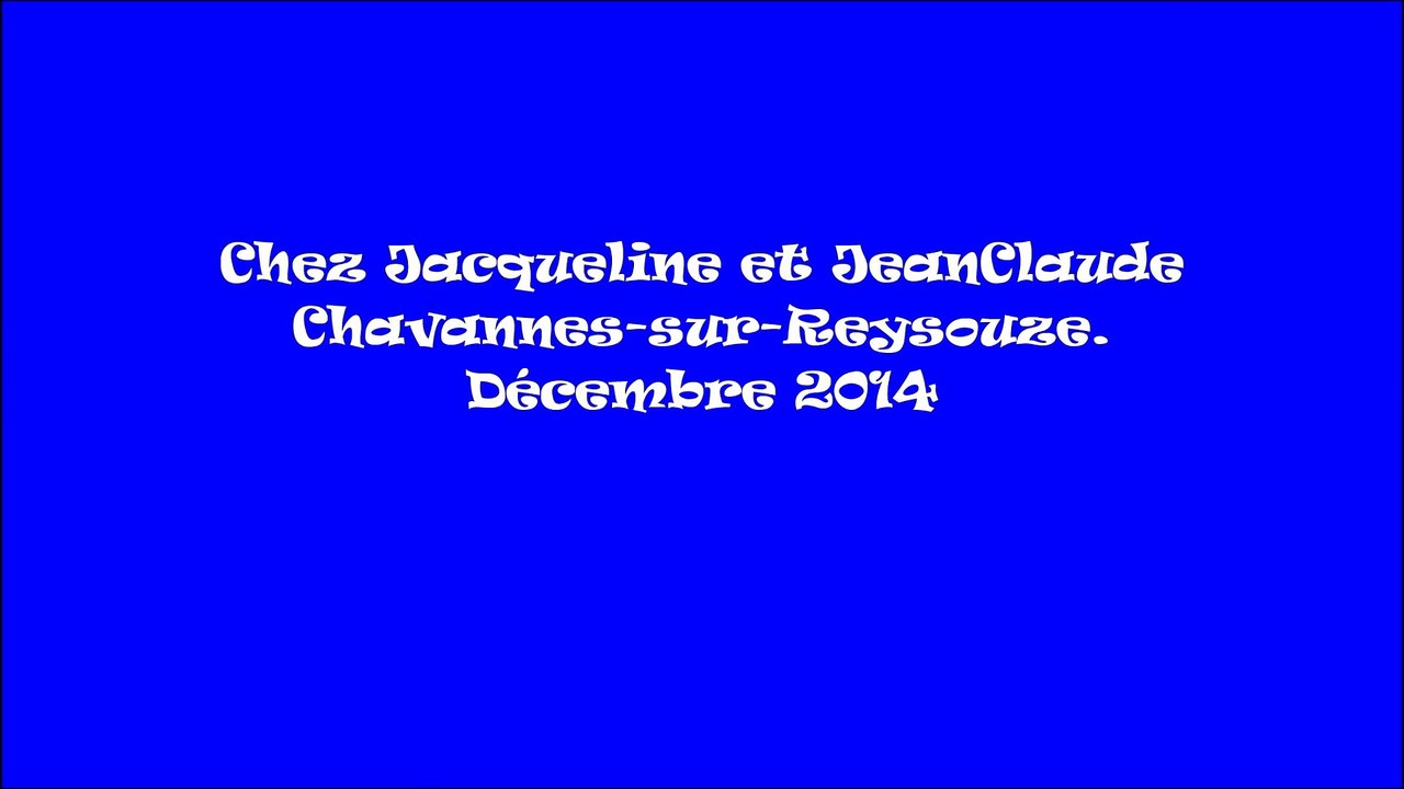 Jacqueline et Jean-Claude. Décémbre 2014