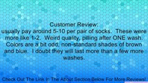Men's Pattern Dress Socks, 5 Pair, Cotton Blend, Pattern Variety, 10-13 Review