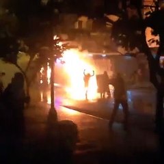 Ballena en llamas en #chacao, #Venezuela