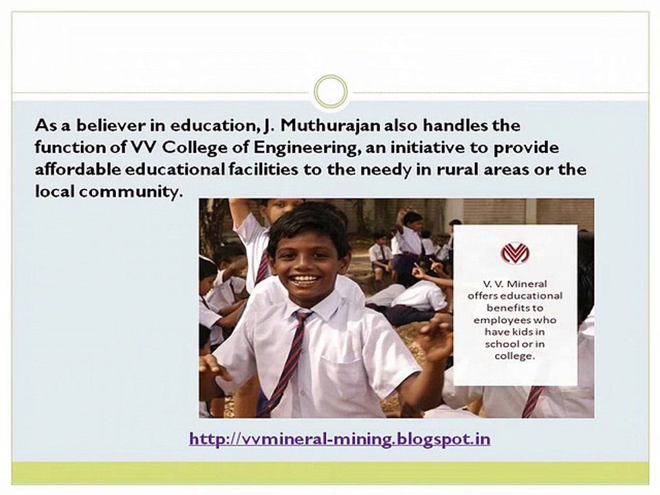 VV Mineral’s J Muthurajan Seeking Ways to Expand